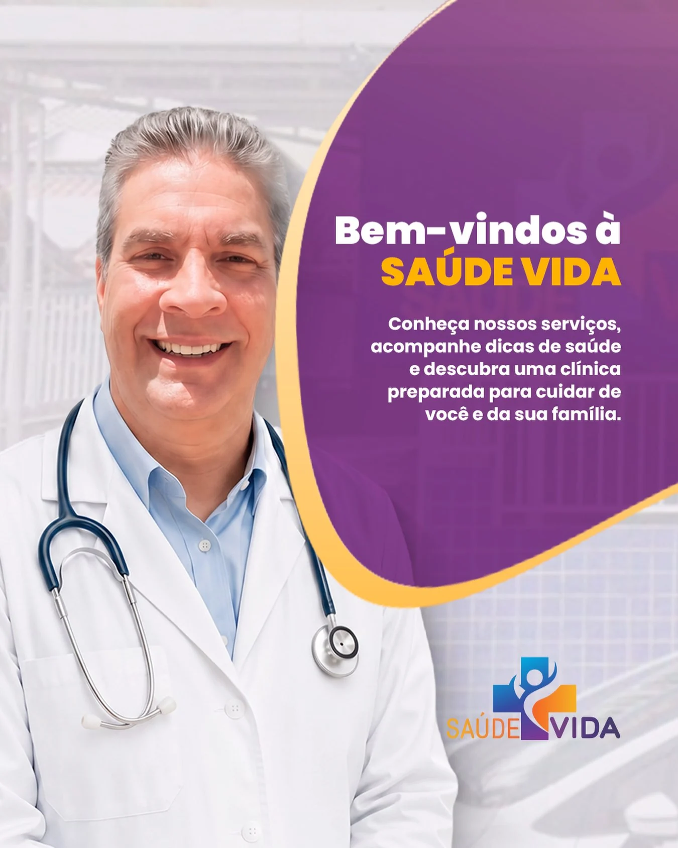 Publicação 1 do Instagram da Clínica Saúde Vida
